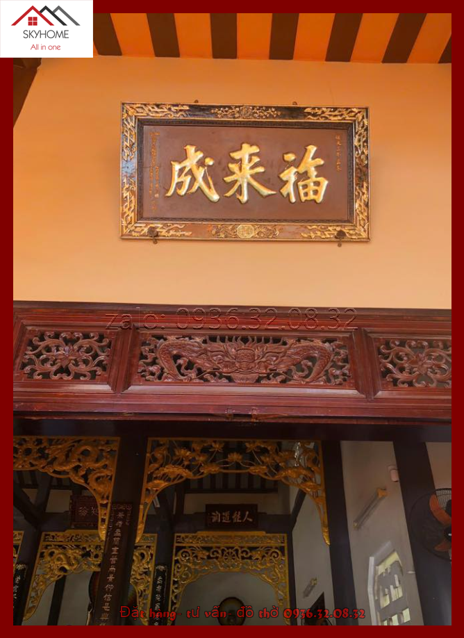 Câu đối thờ Hán văn Phật giáo Đà la ni